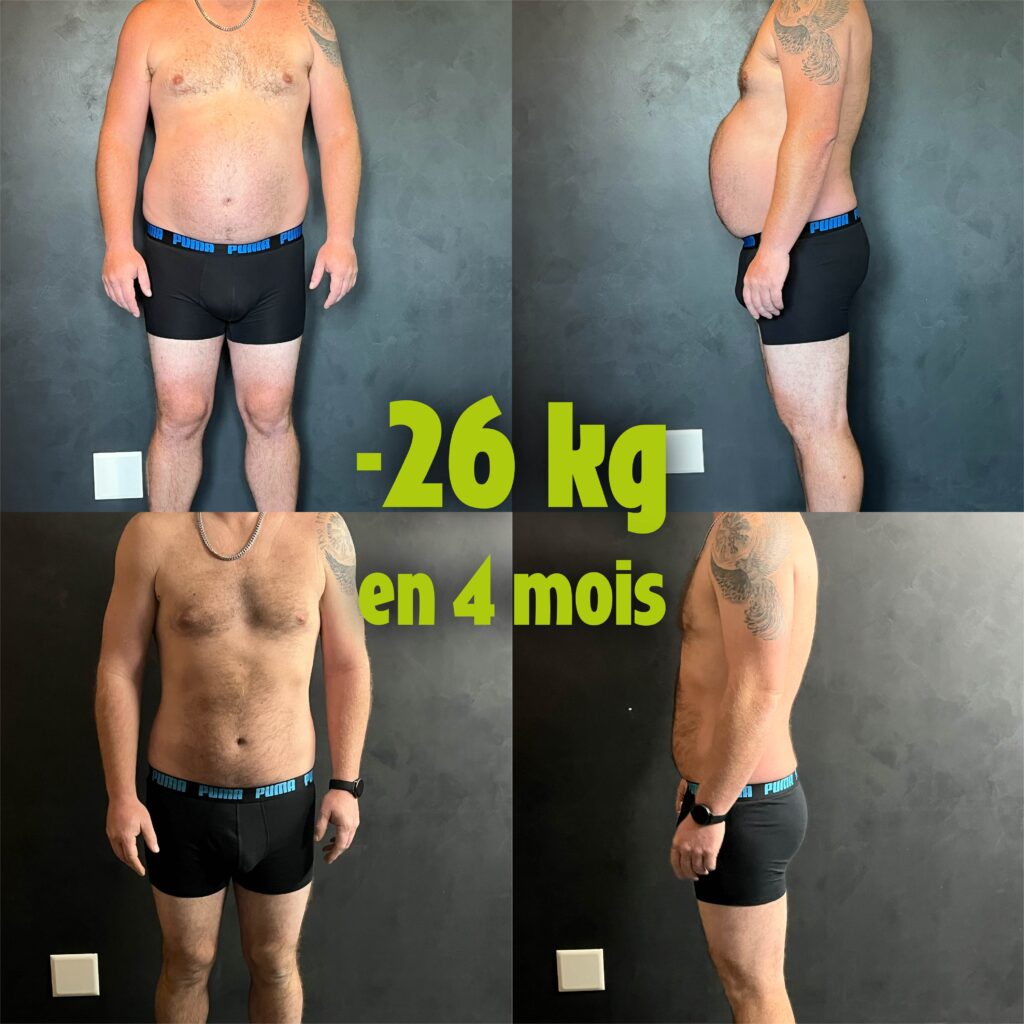 BodyRise Témoignage perte de 26kg en 4 mois